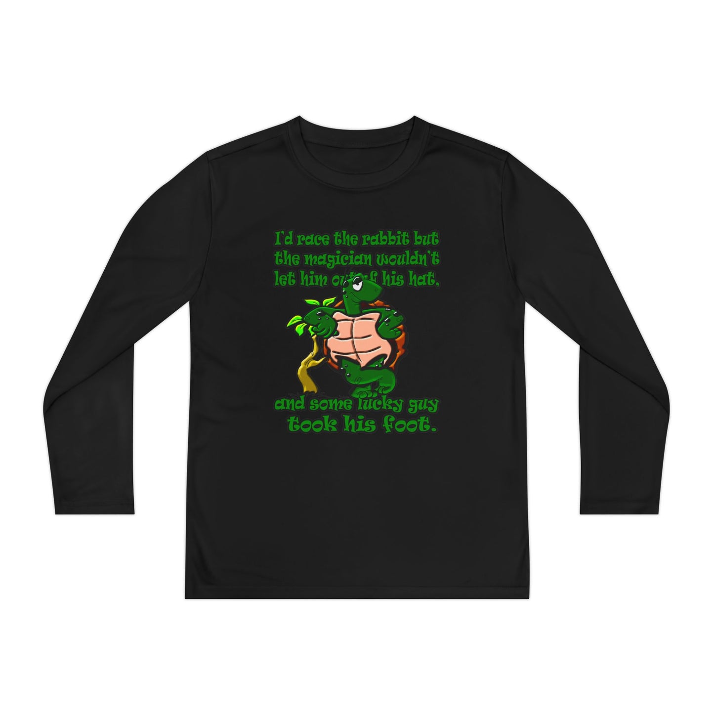 turtle race - Youth Long Sleeve Competitor Tee