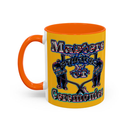 em cee squared - Accent Mug (yellow)