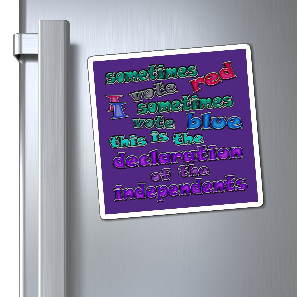 declaration of the independents - Magnets - (purple)