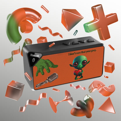 I don't care that your grey - Jabba Bluetooth Speaker (orange)