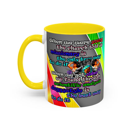 doggystyle - Accent Mug (rainbow split)