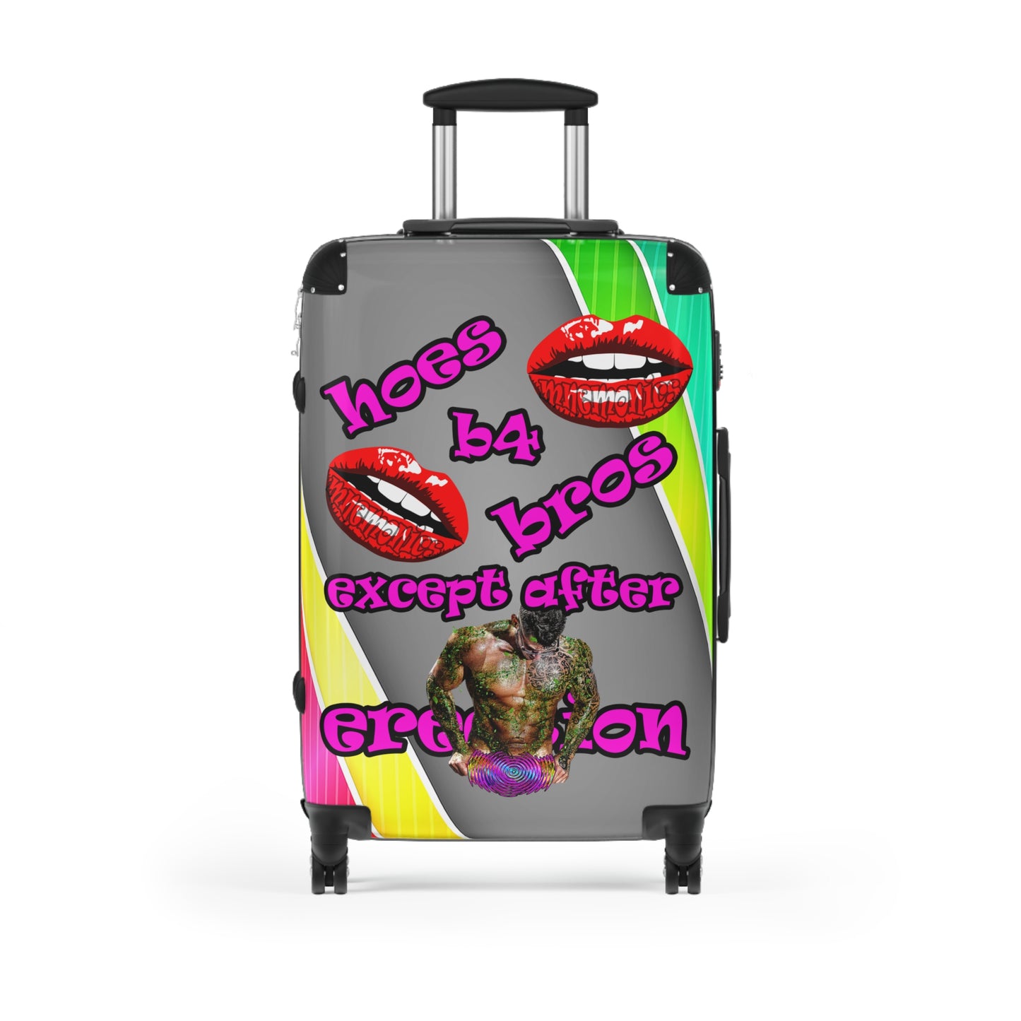 hoes b4 bros - Suitcase (rainbow split)