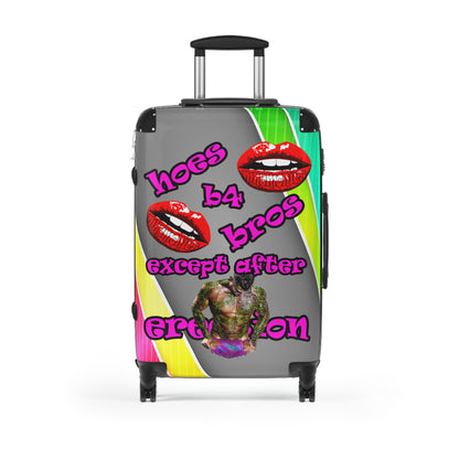 hoes b4 bros - Suitcase (rainbow split)