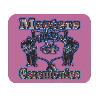em cee squared - Mouse Pad (Rectangle) (light pink)