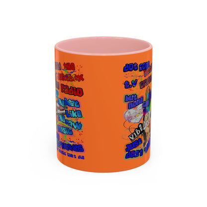 drop the beat - Accent Mug (crusta)
