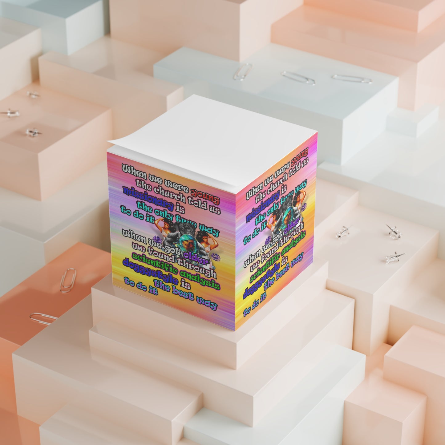 doggystyle - note cube (color blur)