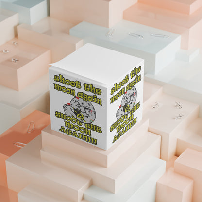 shoot the moon again - note cube (white)