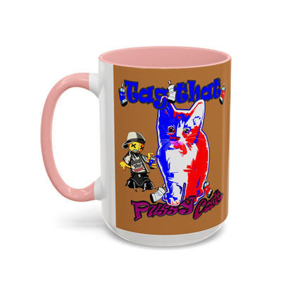 tag that - Accent Mug (light brown)