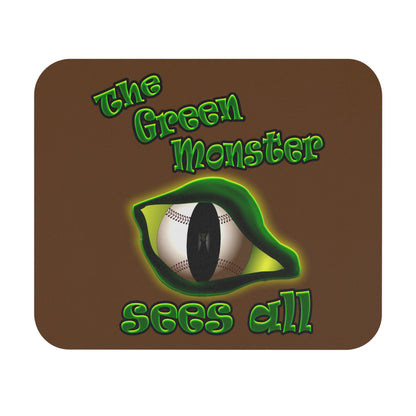 green monster - Mouse Pad (Rectangle) (brown)