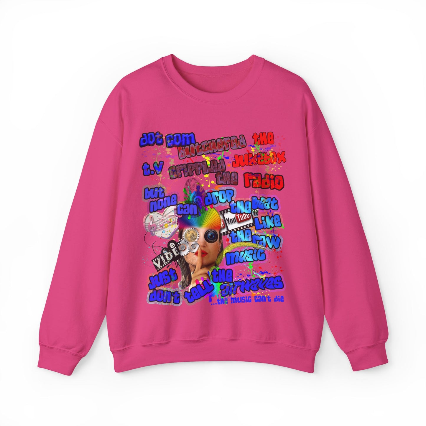 drop the beat - Unisex Heavy Blend™ Crewneck Sweatshirt