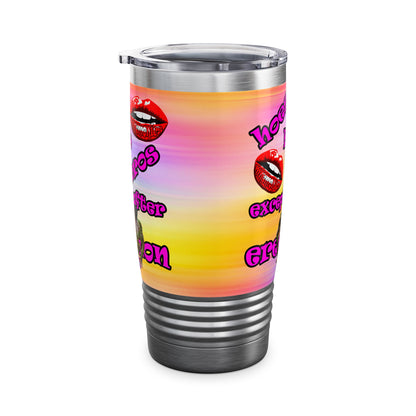 hoes b4 bros - Ringneck Tumbler, 20oz (color blur)