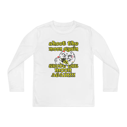 shoot the moon again - Youth Long Sleeve Competitor Tee