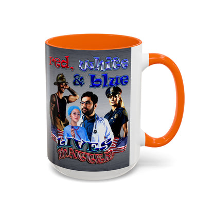 rw&b lives matter - Accent Mug (brushed nickel)