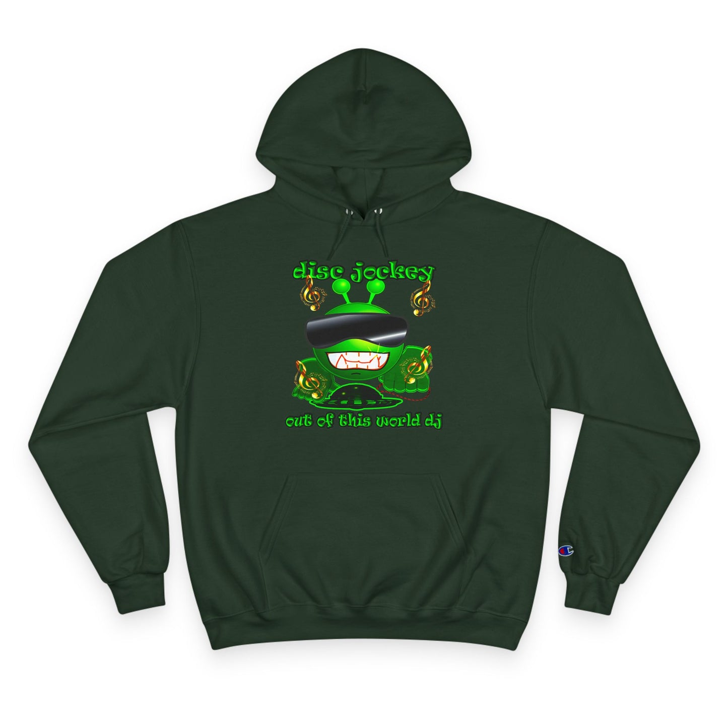 disc jockey - Champion Hoodie