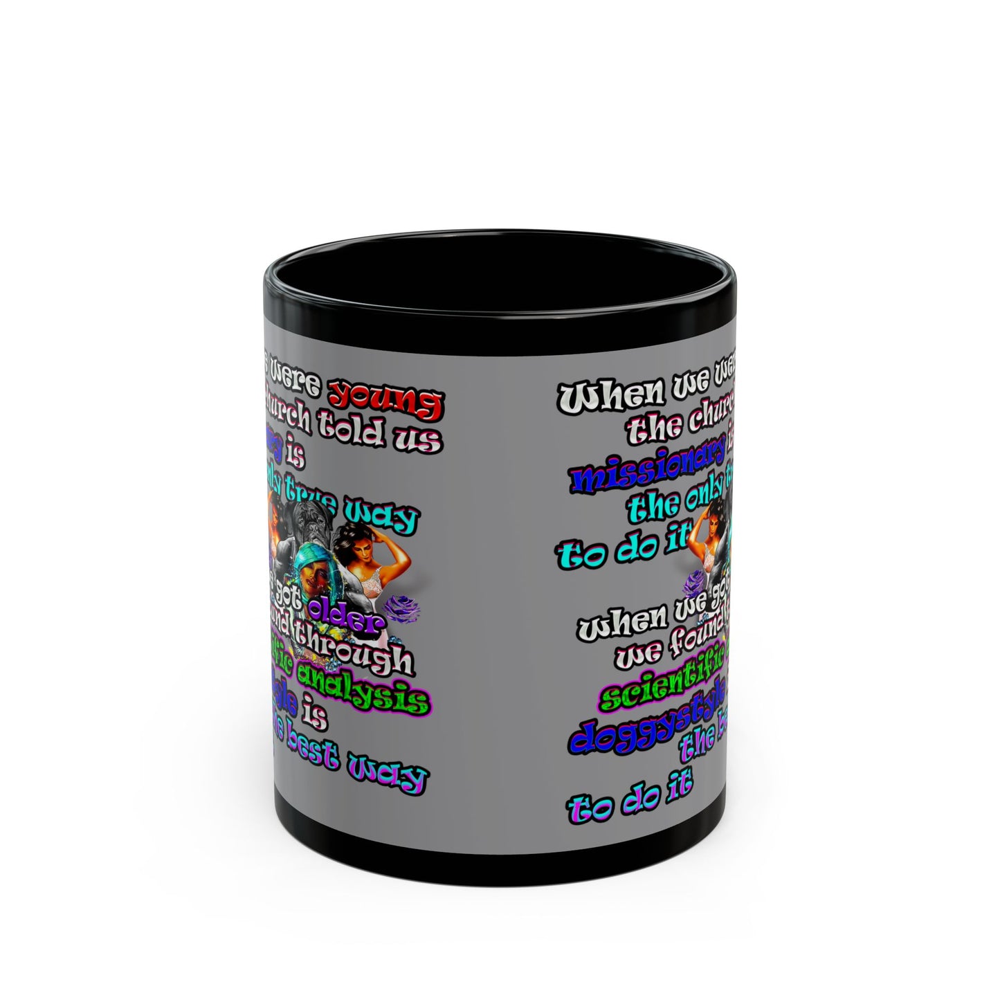 doggystyle - Black Mug (grey)
