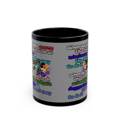 doggystyle - Black Mug (grey)