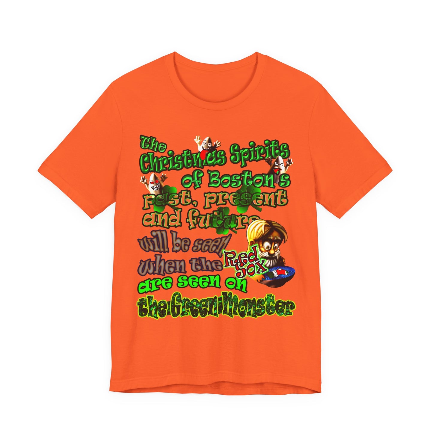 christmas spirits of boston - Unisex Jersey Short Sleeve Tee
