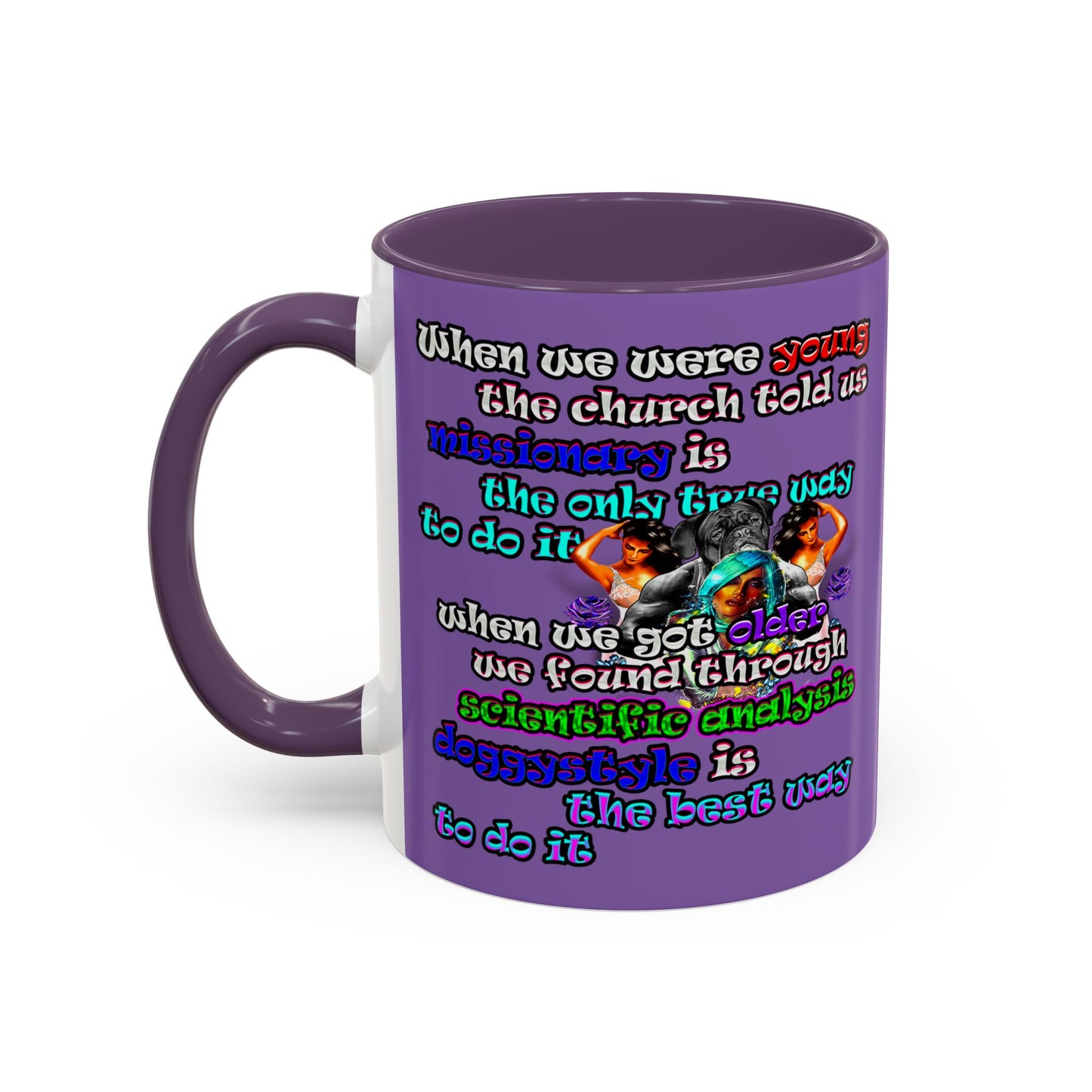 doggystyle - Accent Mug (light purple)