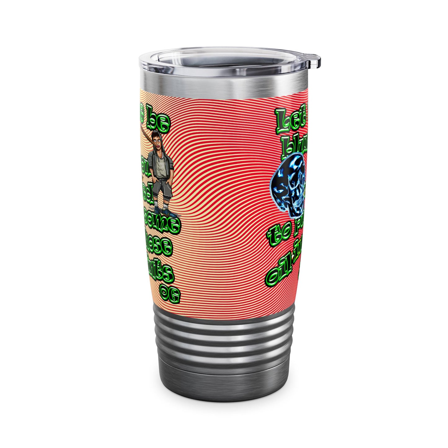 og - Ringneck Tumbler, 20oz (yellow-orange wave)