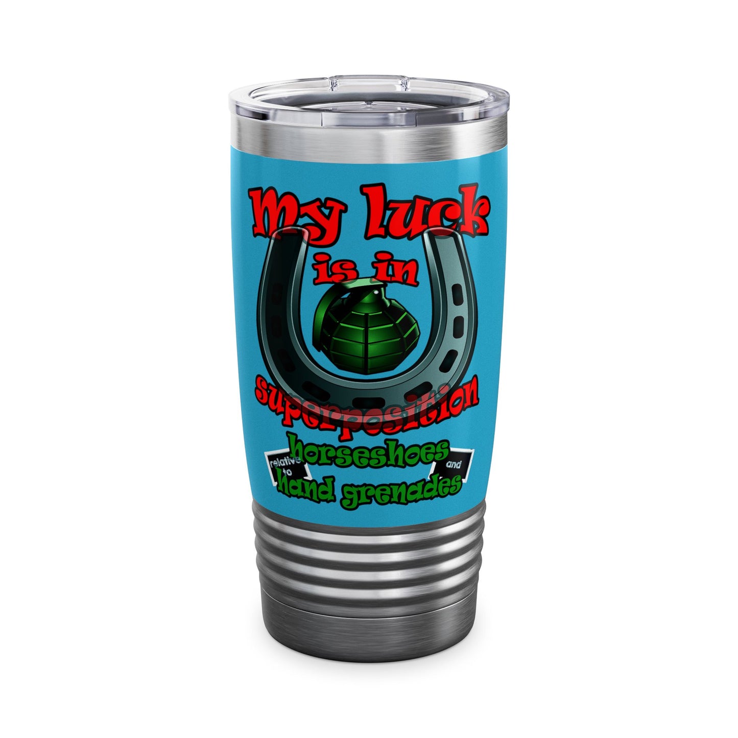 my luck - Ringneck Tumbler, 20oz (turquoise)