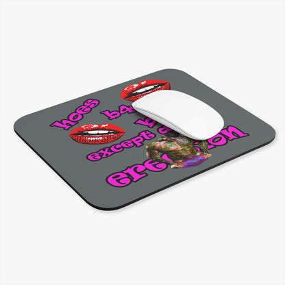 hoes b4 bros - Mouse Pad (Rectangle) (dark grey)