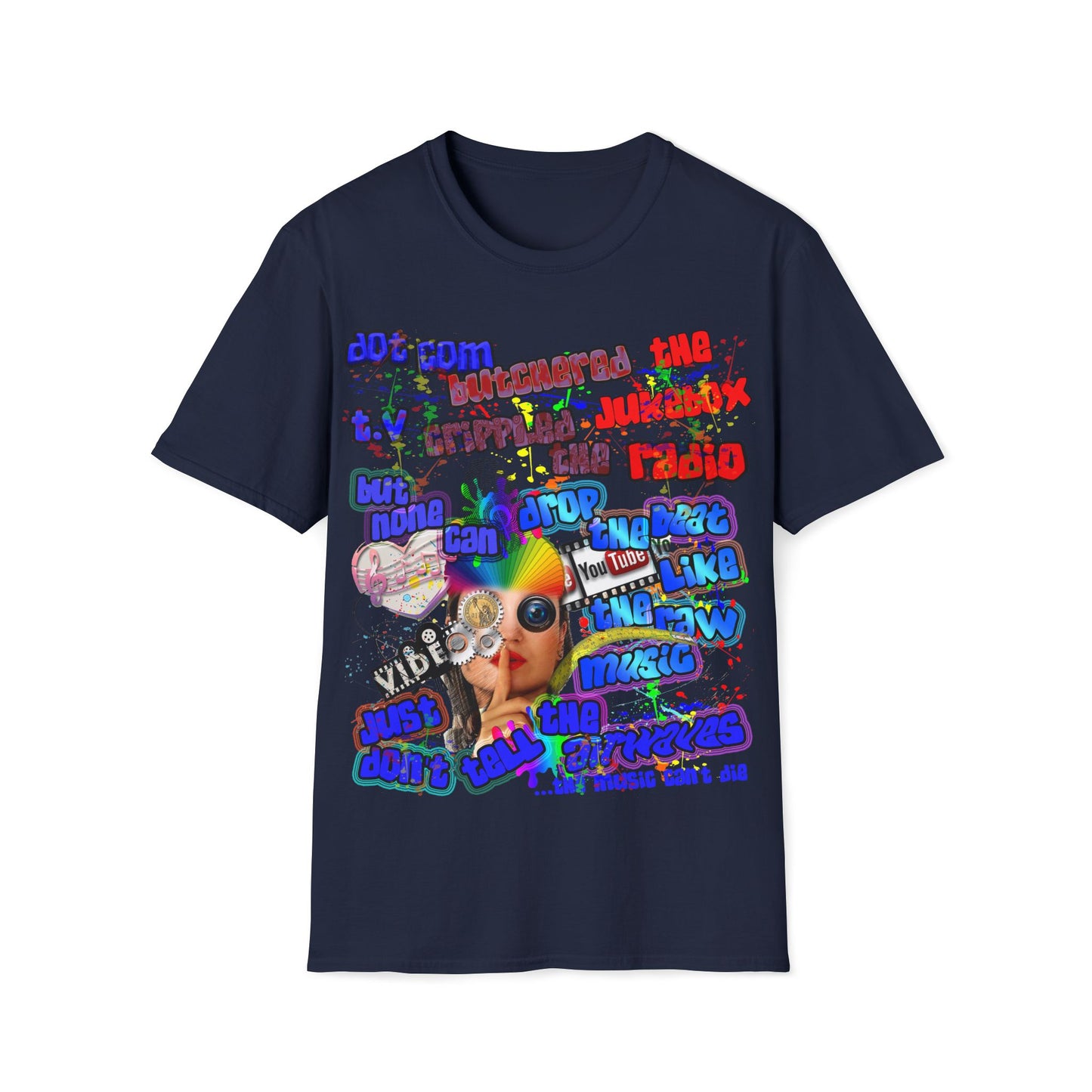 drop the beat - Unisex Softstyle T-Shirt