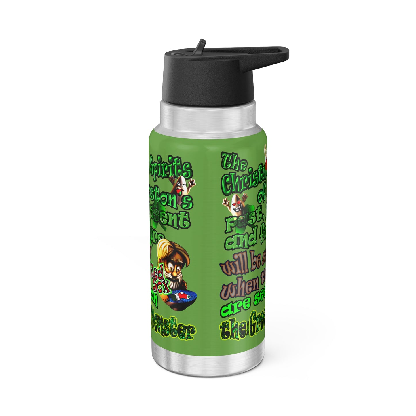 christmas spirits of boston - Gator Tumbler, 32oz (green)
