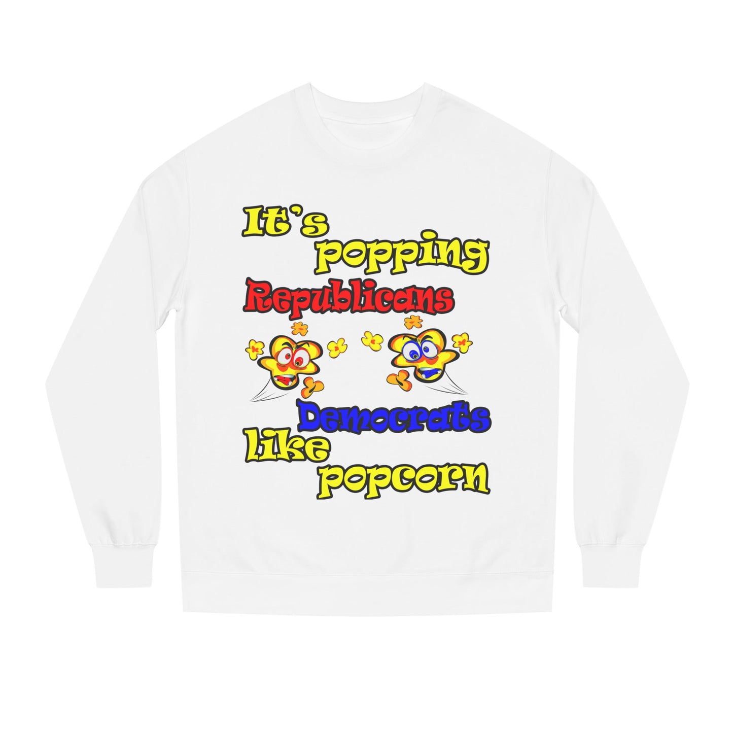 popping like popcorn - Unisex Crew Neck Sweatshirt