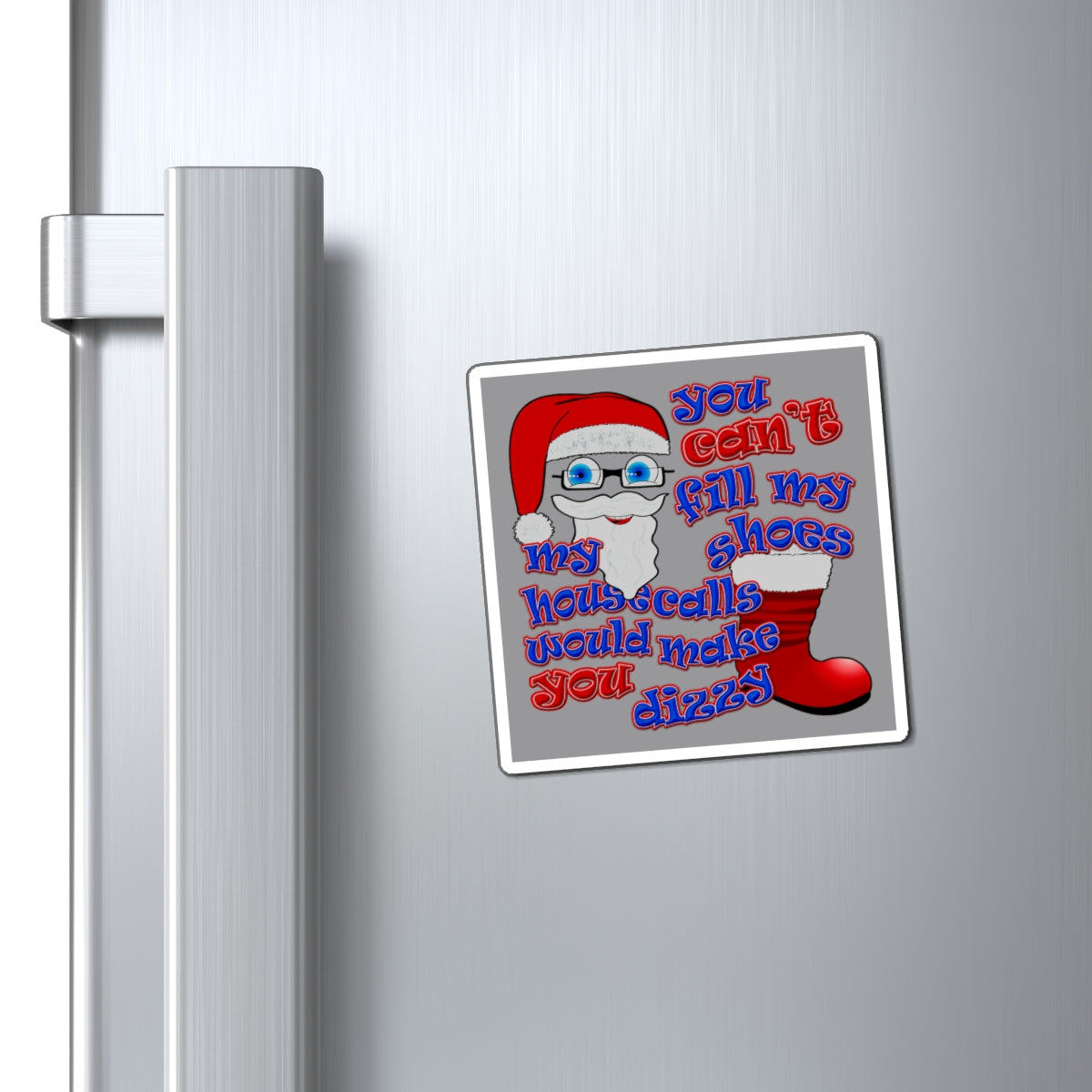 santa's shoes - Magnets - (grey)