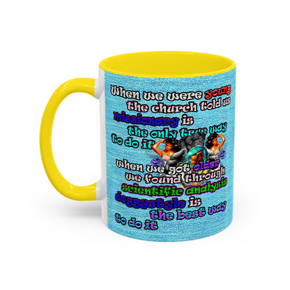 doggystyle - Accent Mug (faded blue)