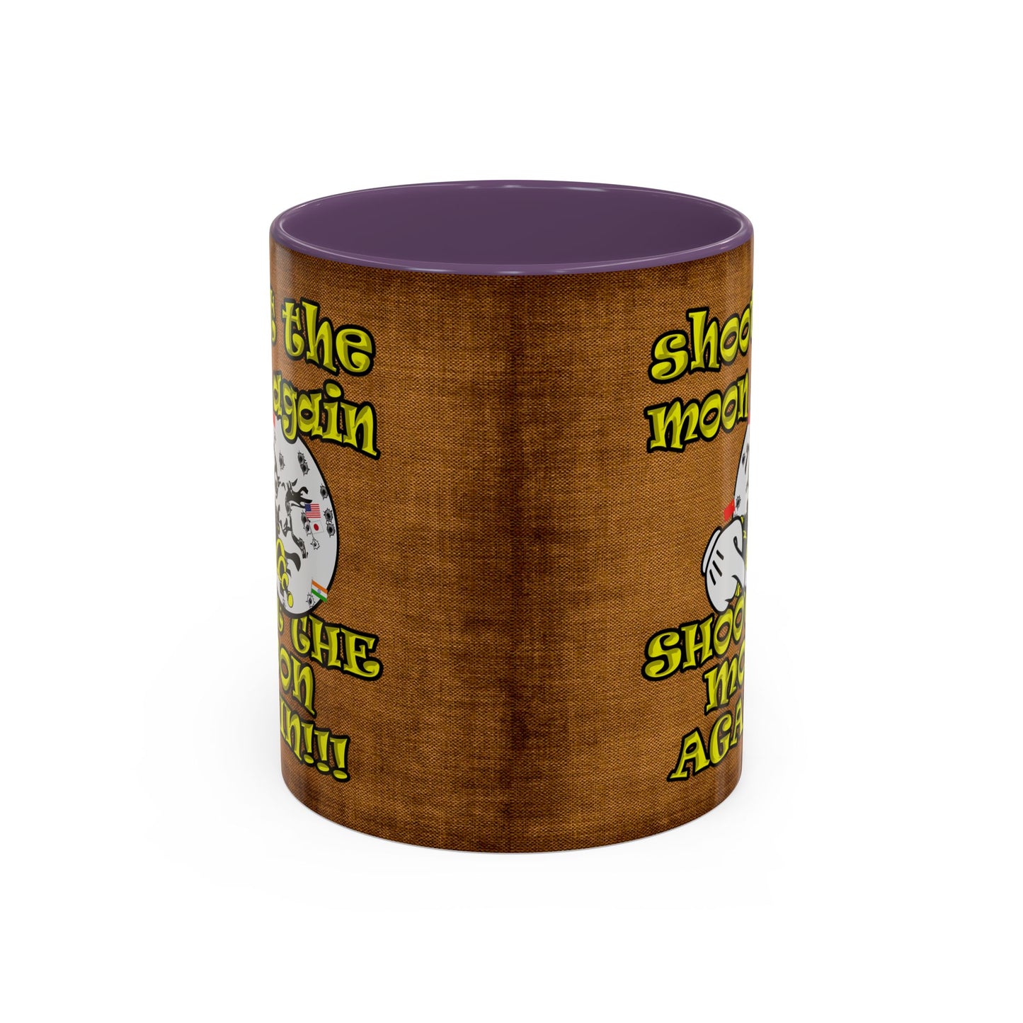 shoot the moon again - Accent Mug (brown papyrus)