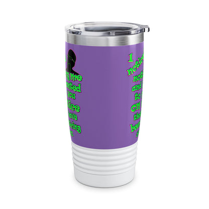 noticed you noticing - Ringneck Tumbler, 20oz (light purple)