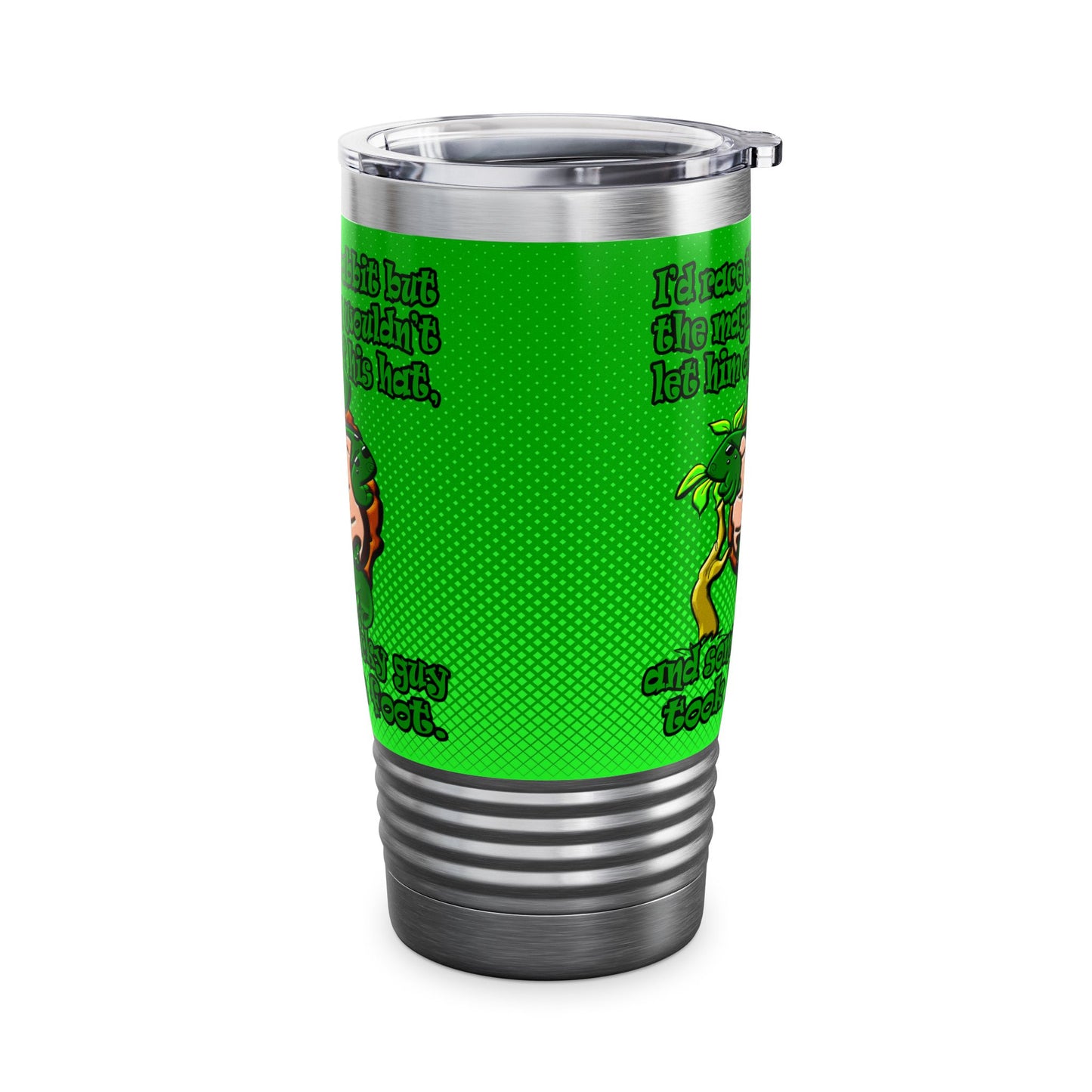 turtle race - Ringneck Tumbler, 20oz (logo green)