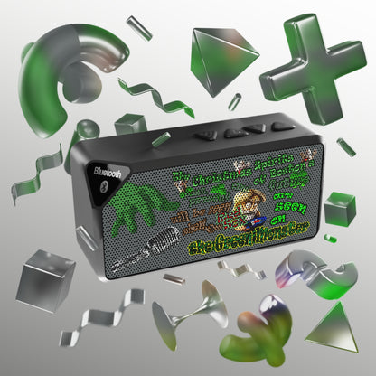 christmas spirits of boston - Jabba Bluetooth Speaker (dark grey)