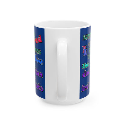 declaration of the independents - White Mug (dark blue)