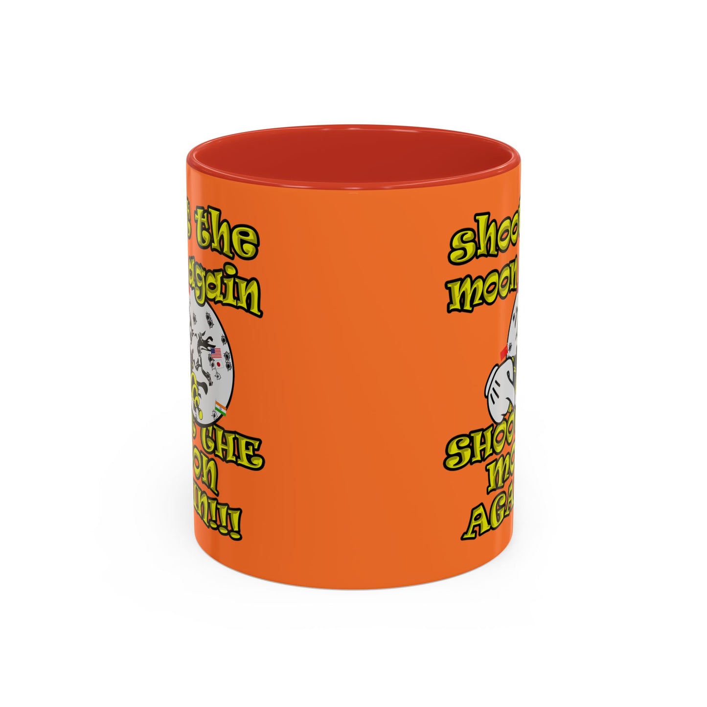 shoot the moon again - Accent Mug (crusta)