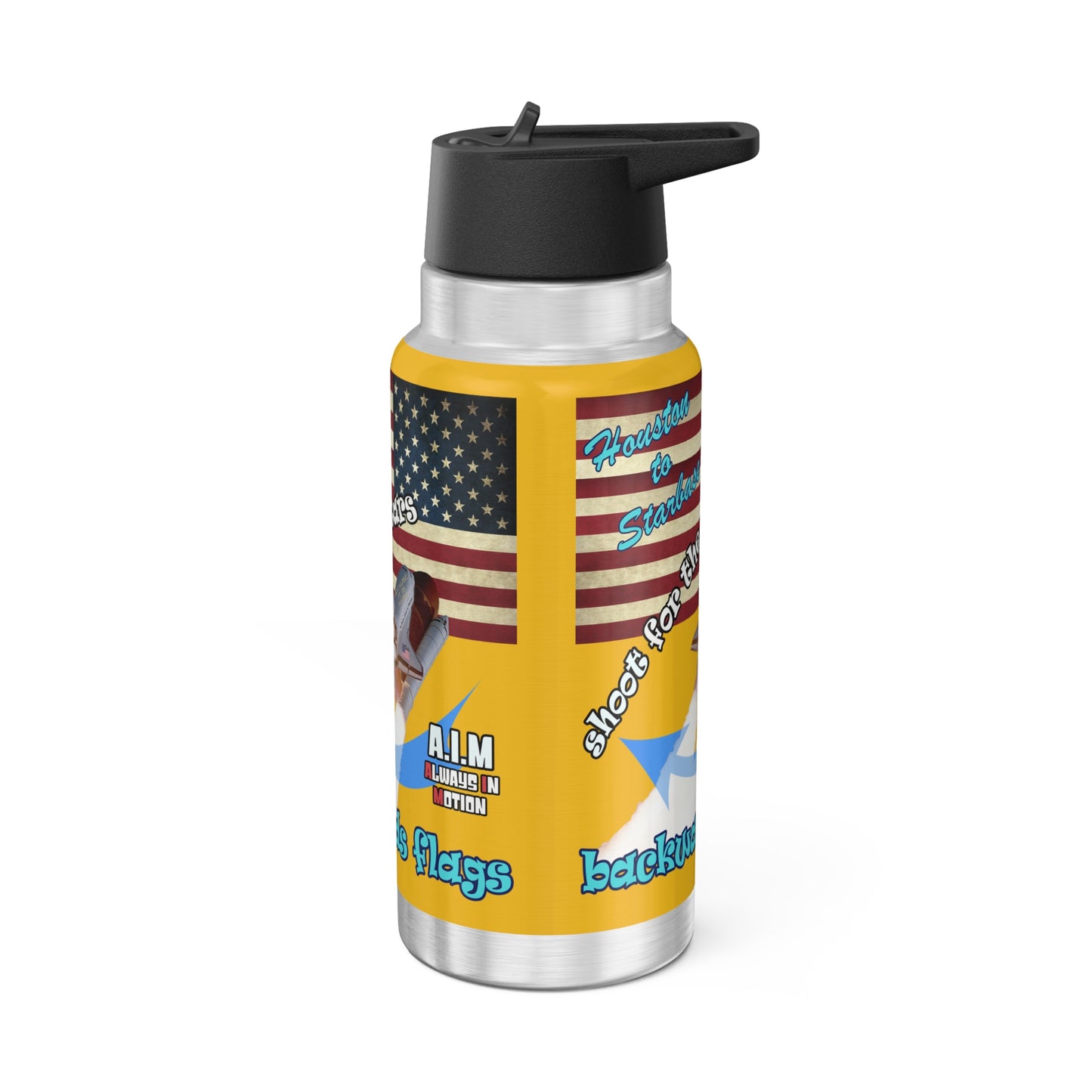 shoot for the stars - Gator Tumbler, 32oz (yellow)