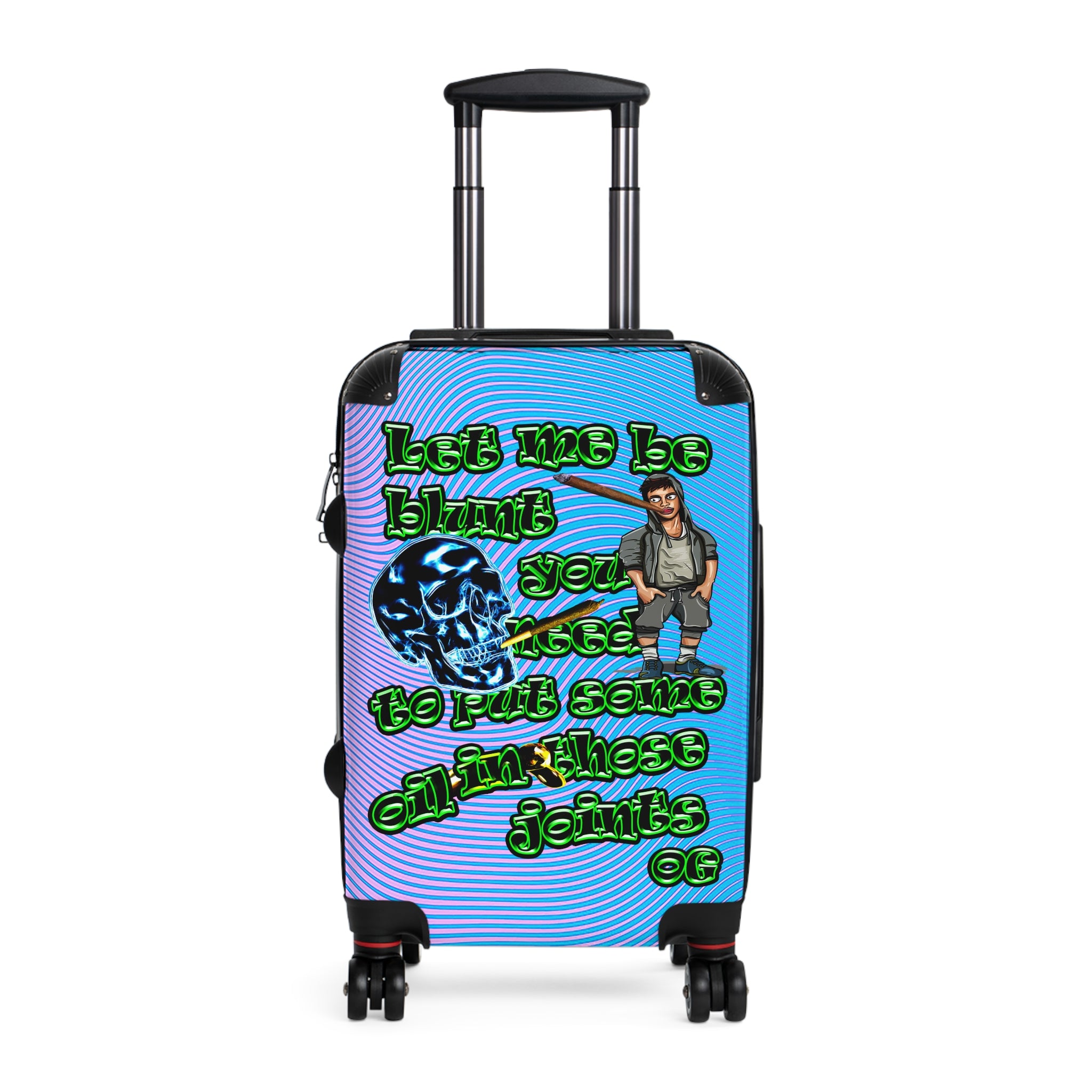 og - Suitcase (light blue-purple wave)