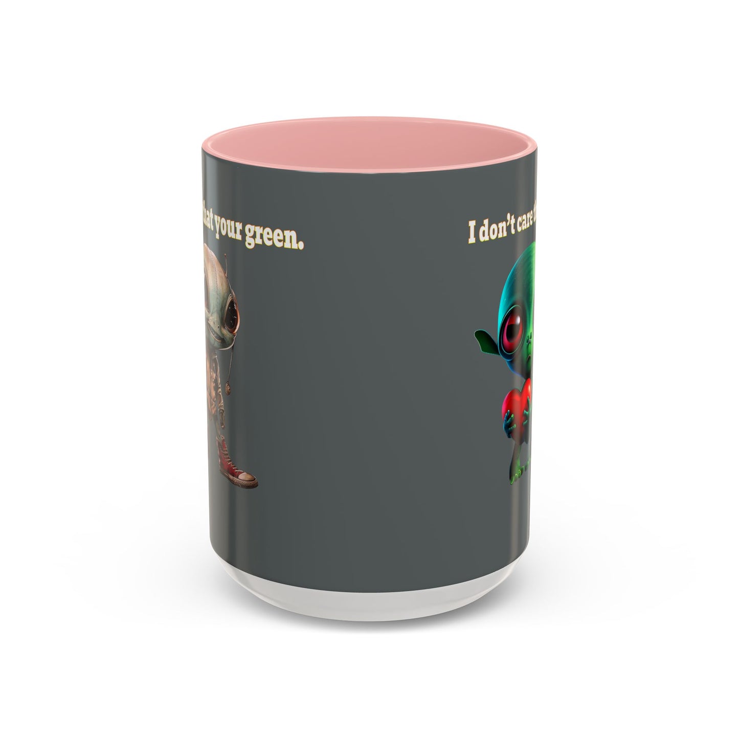 I don't care that your grey - Accent Mug (dark grey)