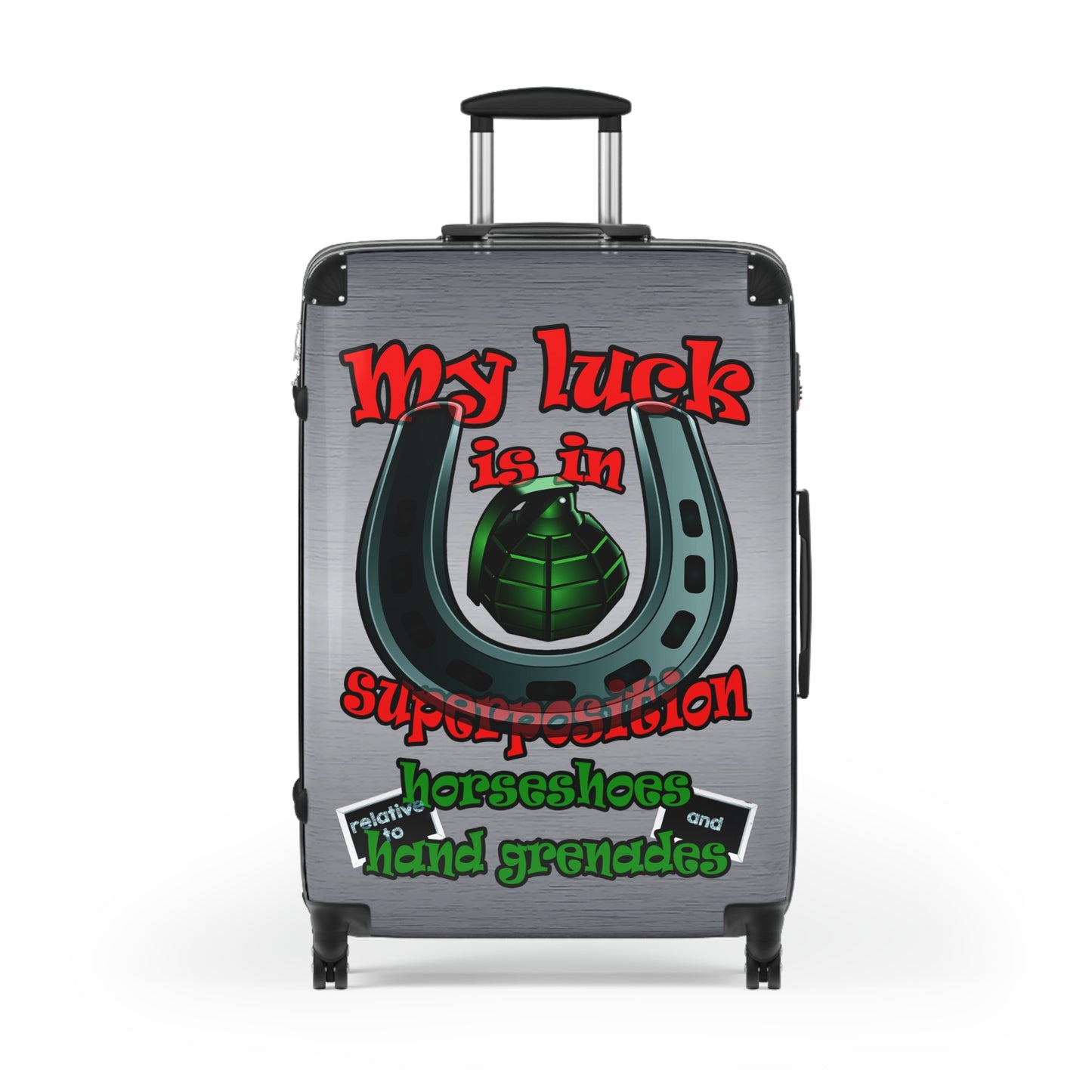 my luck - Suitcase (brushed nickel)