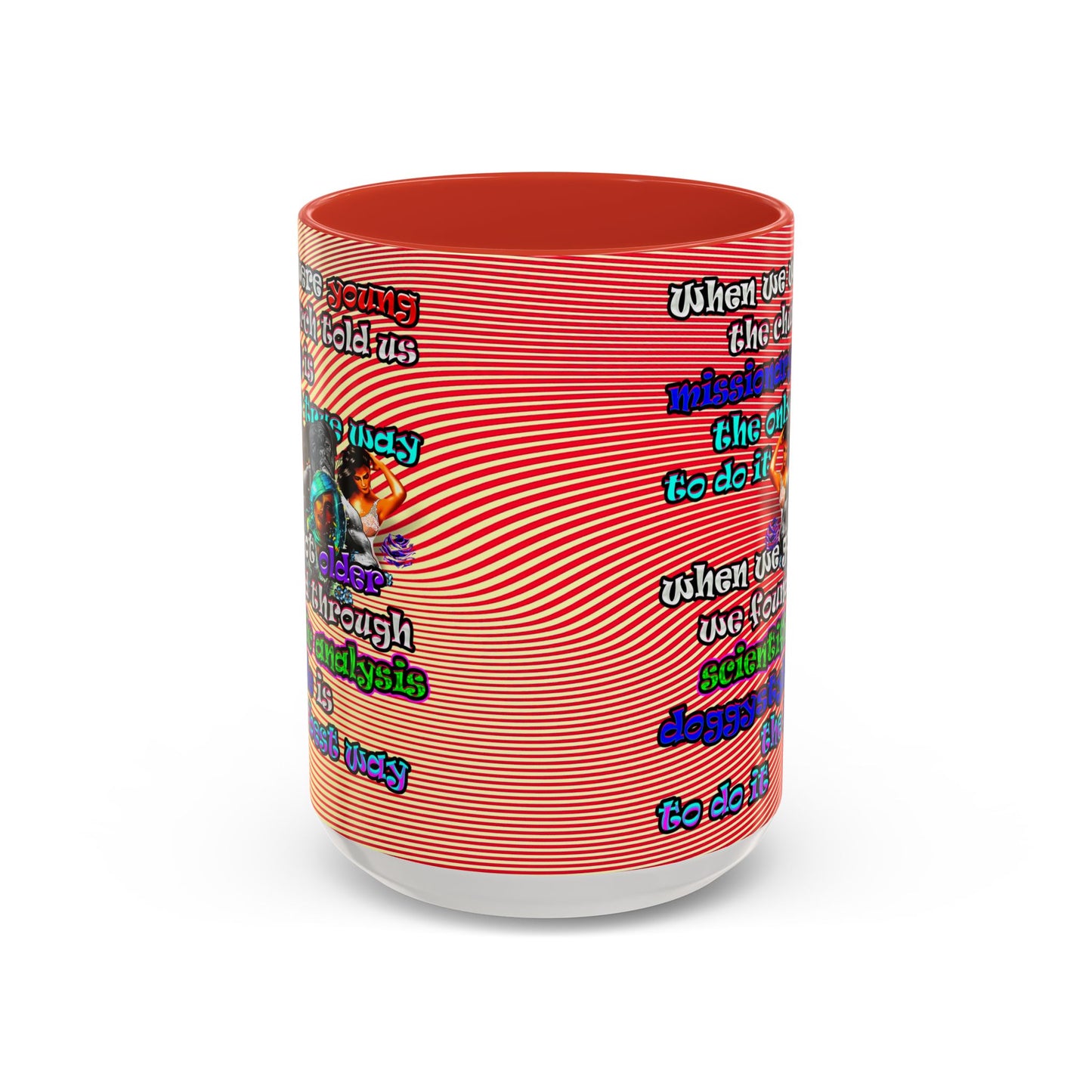 doggystyle - Accent Mug (yellow-orange wave)