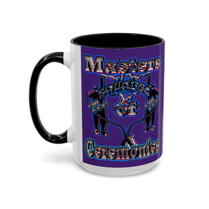 em cee squared - Accent Mug (purple)