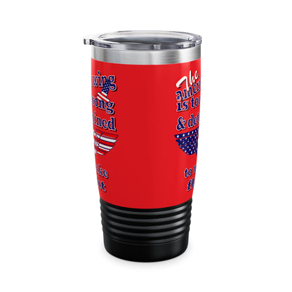 american wing - Ringneck Tumbler, 20oz (red)