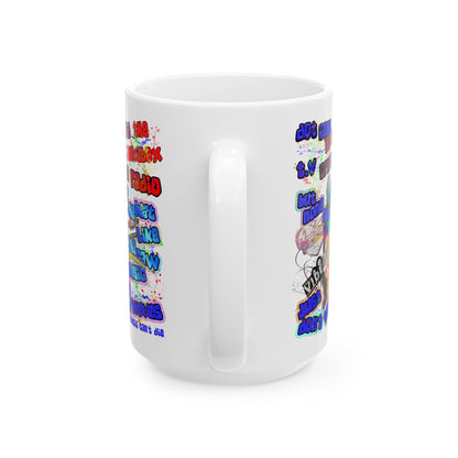 drop the beat - White Mug