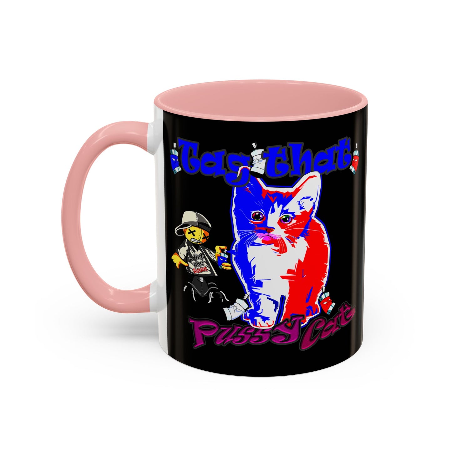 tag that - Accent Mug (black)