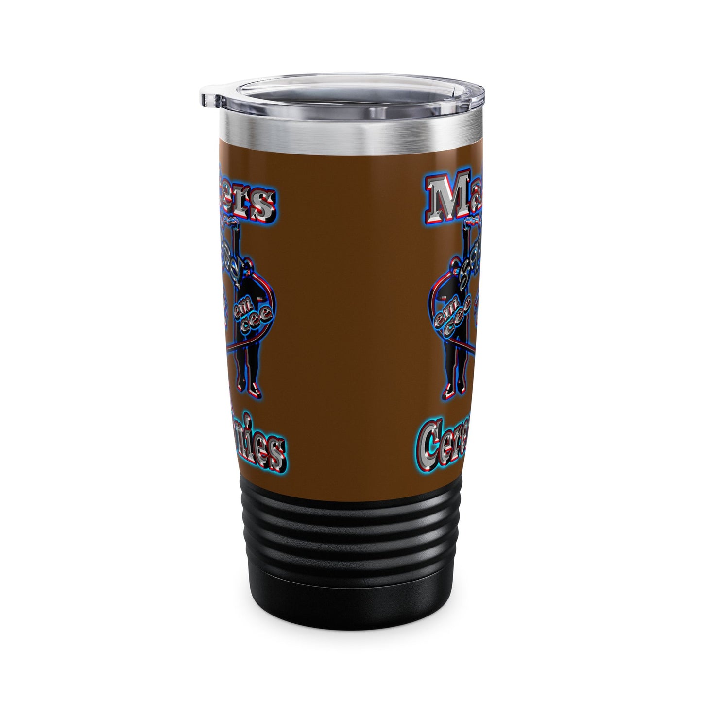 em cee squared - Ringneck Tumbler, 20oz (brown)