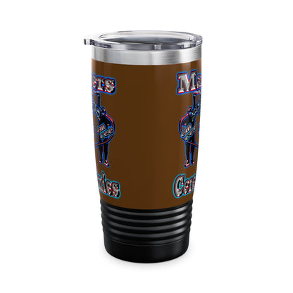 em cee squared - Ringneck Tumbler, 20oz (brown)