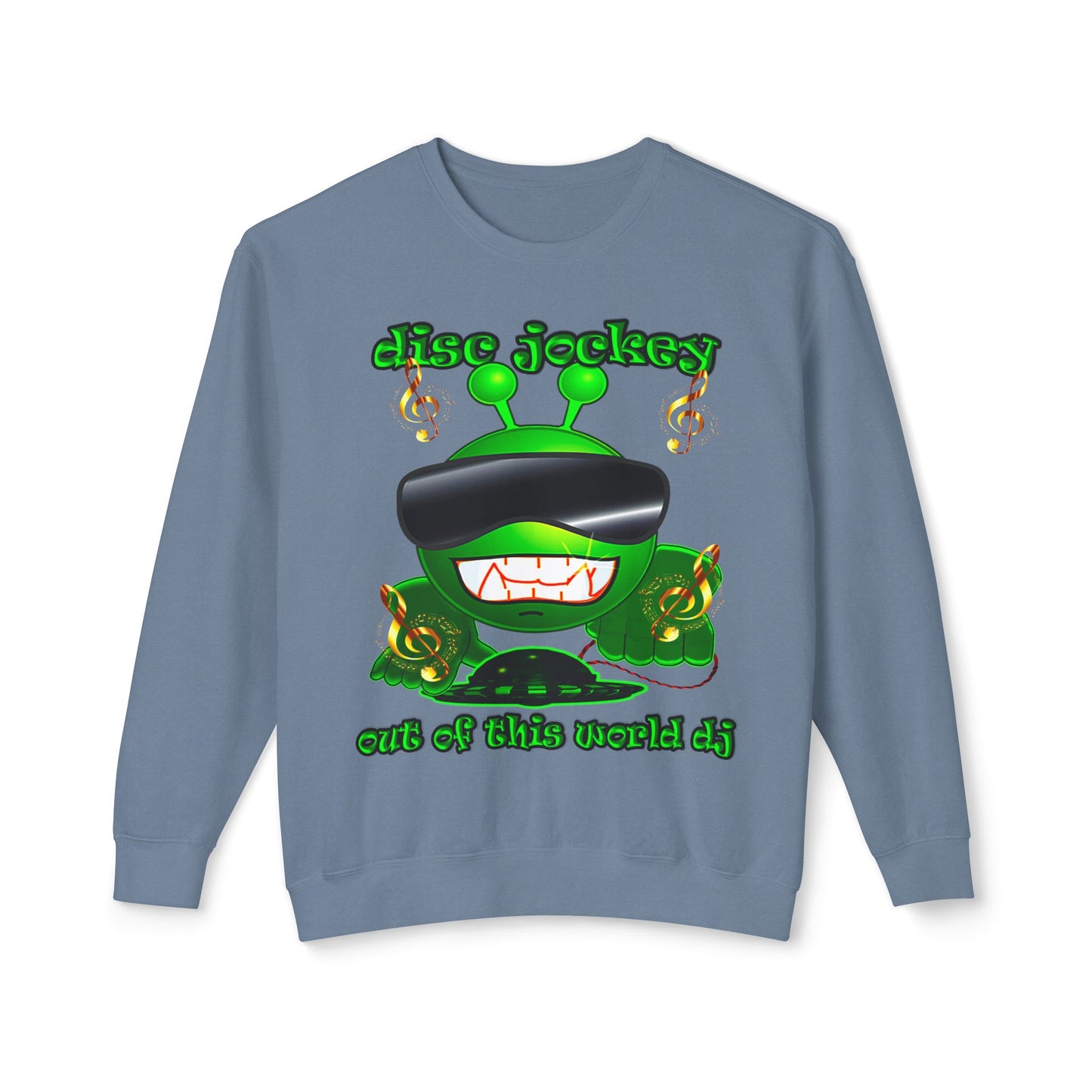 disc jockey - Unisex Lightweight Crewneck Sweatshirt
