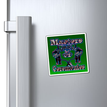 em cee squared - Magnets - (logo green)