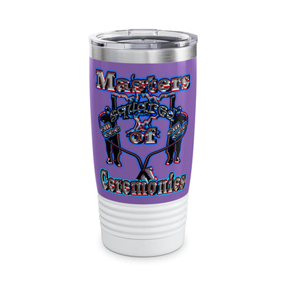 em cee squared - Ringneck Tumbler, 20oz (light purple)
